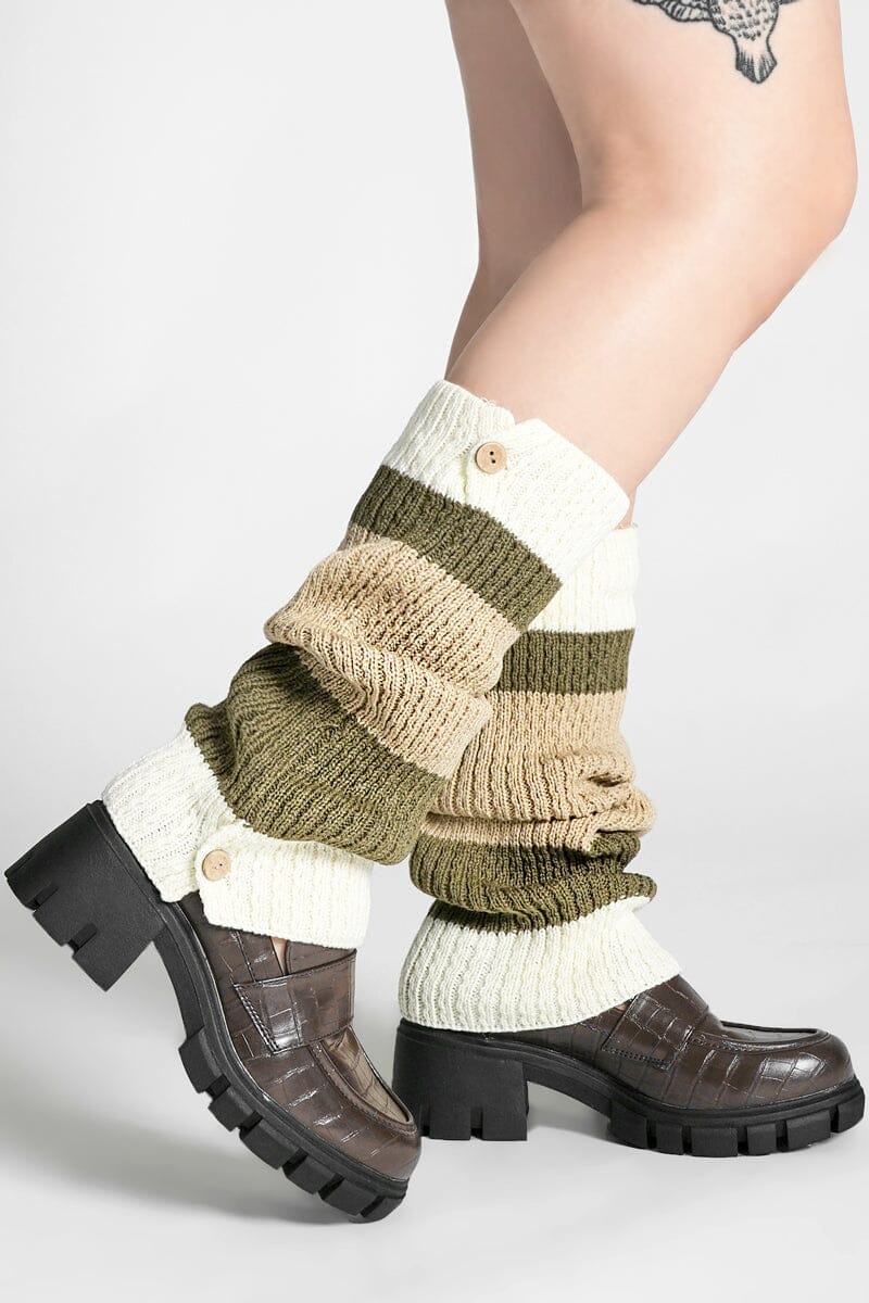 Jubilee Stripe Leg Warmers Leg Warmers NOCTEX